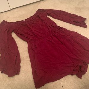 Maroon Romper